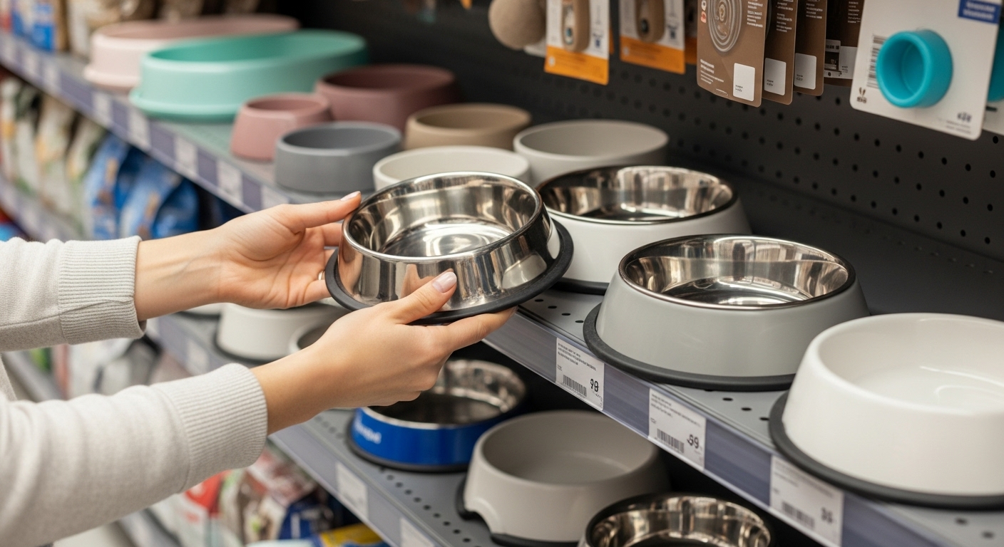 강아지 식기 선택